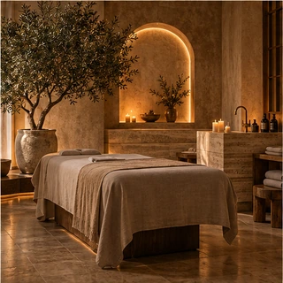 LUMIÈRE Wellness Spa concept mood photograph